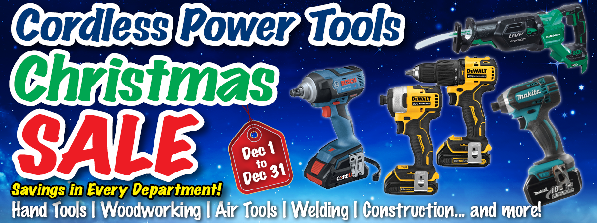 Flyer Sale Cordless Power Tools