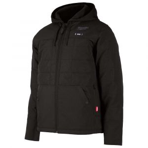 Milwaukee M12 Heated Black Axis Hooded Jacket Kit (XL)