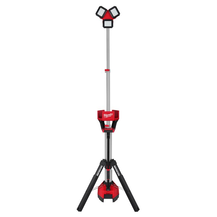 M18 18V Lithium-Ion Cordless ROCKET Tower Light/Charger, versatile and portable with adjustable height, tool only for job site illumination